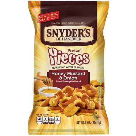 SNYDERS OF HANOVER Snyder's Of Hanover Honey Mustard & Onion Pretzel Pieces 8 oz., PK6 86910